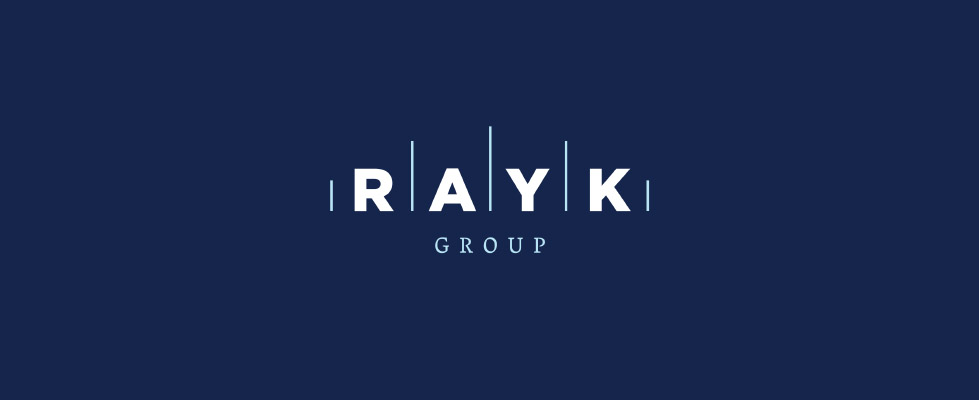 Rayk Group logo and graphic concept - representing the values of the company