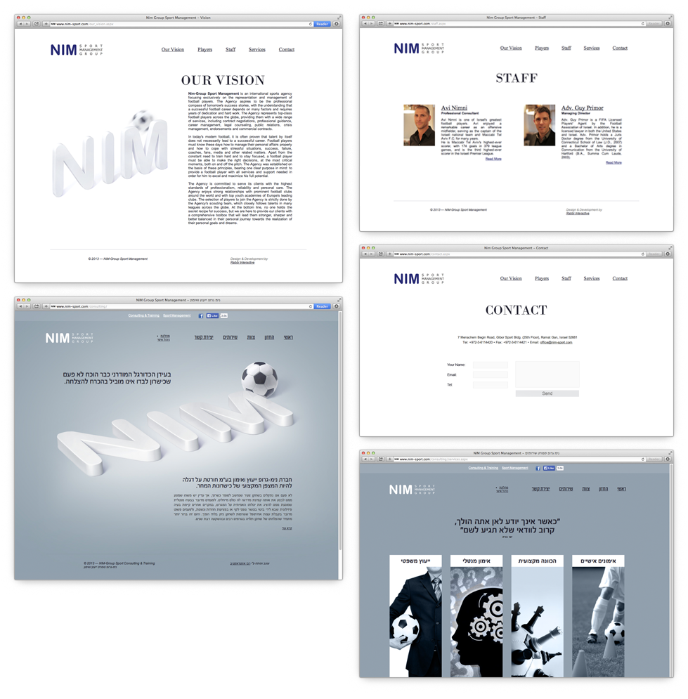 Nim Sport Group website 